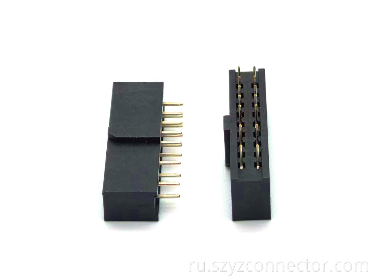 2.54mm Pitch Female Header Connector Dual Row Straight H8.5mm 2*11P Pins 1, 2, 5, 6, 9, 10, 21, 22: No Connect